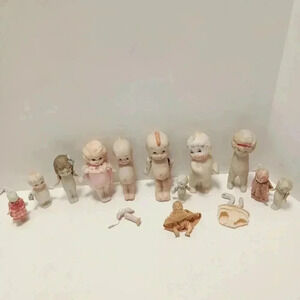 Kewpie Bisque Porcelain Doll Lot 1930s